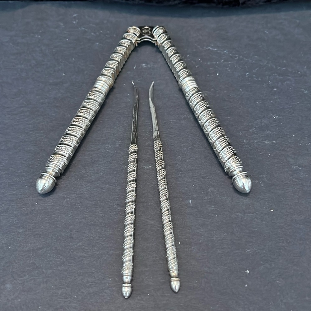 HMQ Vintage Seafood or Nut Cracker Tool with 2 Picks